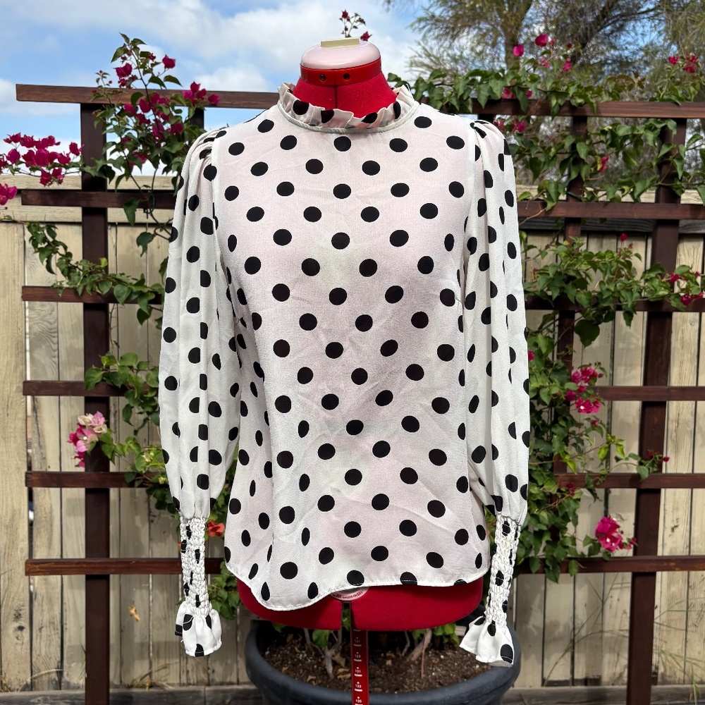 Polka Dot Blouse